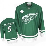 Reebok Detroit Red Wings NO.5 Nicklas Lidstrom Men's Jersey (Green Authentic St Patty's Day) Reebok Detroit Red Wings NO.5 Nicklas Lidstrom Men's Jersey (Green Authentic St Patty's Day)