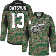 Reebok Detroit Red Wings NO.13 Pavel Datsyuk Men's Jersey (Camo Authentic Veterans Day Practice) Reebok Detroit Red Wings NO.13 Pavel Datsyuk Men's Jersey (Camo Authentic Veterans Day Practice)