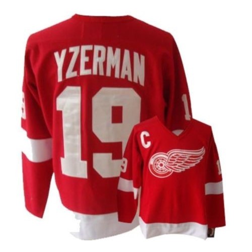 CCM Detroit Red Wings NO.19 Steve Yzerman Youth Jersey (Red Premier Throwback) CCM Detroit Red Wings NO.19 Steve Yzerman Youth Jersey (Red Premier Throwback)