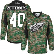 Reebok Detroit Red Wings NO.40 Henrik Zetterberg Men's Jersey (Camo Authentic Veterans Day Practice) Reebok Detroit Red Wings NO.40 Henrik Zetterberg Men's Jersey (Camo Authentic Veterans Day Practice)