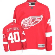 Reebok Detroit Red Wings NO.40 Henrik Zetterberg Youth Jersey (Red Authentic Home)