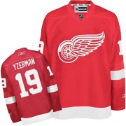 Reebok Detroit Red Wings NO.19 Steve Yzerman Youth Jersey (Red Authentic Home)