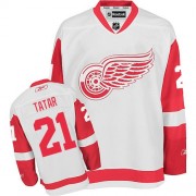 Reebok Detroit Red Wings NO.21 Tomas Tatar Men's Jersey (White Authentic Away)