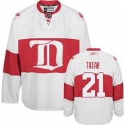 Reebok Detroit Red Wings NO.21 Tomas Tatar Men's Jersey (White Authentic Third)