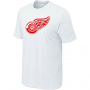 Detroit Red Wings Mens Team Logo Short Sleeve T-Shirt - White