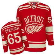 Reebok Detroit Red Wings NO.65 Danny DeKeyser Men's Jersey (Red Premier 2014 Winter Classic)