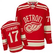 Reebok Detroit Red Wings NO.17 David Legwand Men's Jersey (Red Authentic 2014 Winter Classic)